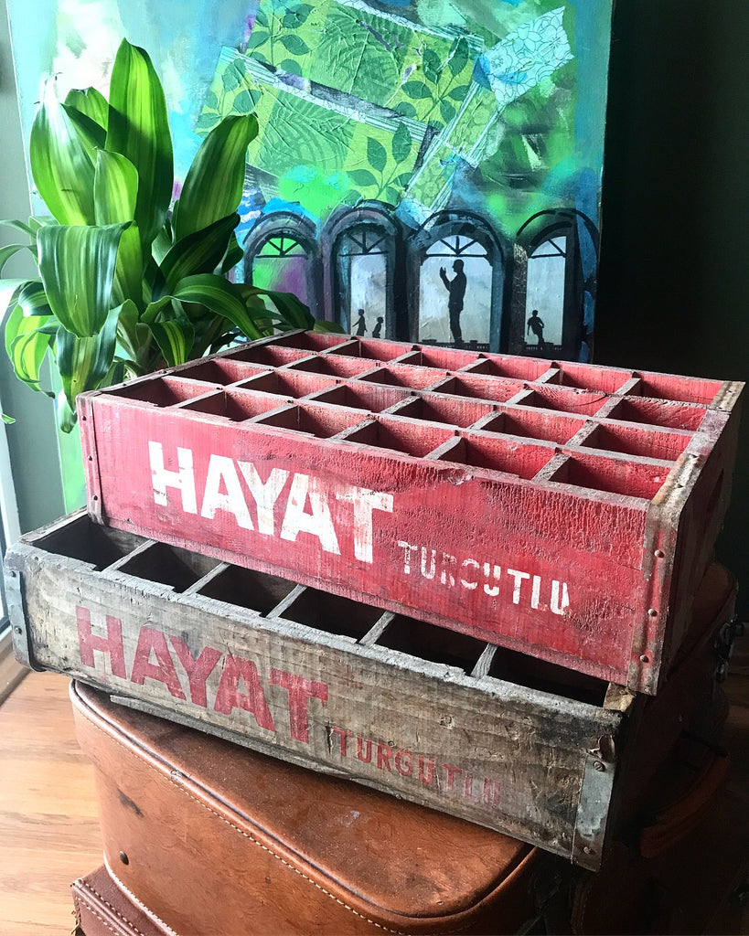 Vintage Ahşap Şişe Gazoz Kasalarımız yeni geldiler. Kaçırmayın!