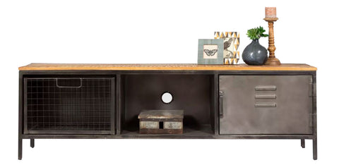 "SABN" Industrial Style TV Console