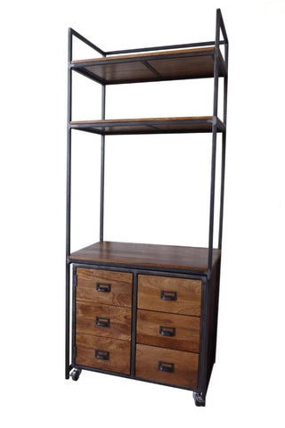 "HDE" Endüstriyel Kitaplık/Masa