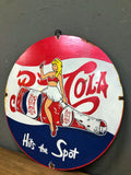 Pepsi Metal Advertising Sign