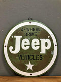Jeep Metal Advertising Sign