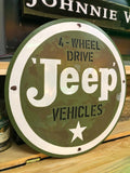 Jeep Metal Advertising Sign