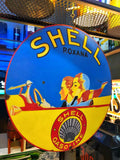 Shell Metal Advertising Sign 3