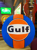 Gulf Metal Advertising Sign