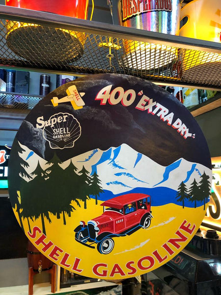 Shell Metal Advertising Sign 2