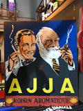 Ajja Tobacco Tütün Markası Metal Reklam Tabela