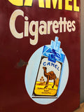 Camel Cigarettes Metal Advertising Sign