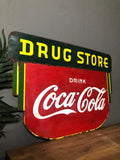 Coca Cola Metal Advertising Sign
