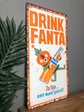 Fanta Metal Advertising Sign