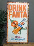 Fanta Metal Advertising Sign