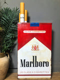 Giant Size Metal Sign / Totem in Marlboro Package Form