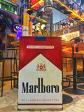 Giant Size Metal Sign / Totem in Marlboro Package Form
