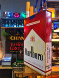 Giant Size Metal Sign / Totem in Marlboro Package Form