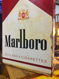 Giant Size Metal Sign / Totem in Marlboro Package Form