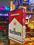Giant Size Metal Sign / Totem in Marlboro Package Form