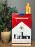 Giant Size Metal Sign / Totem in Marlboro Package Form