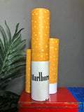 Giant Size Metal Sign / Totem in Marlboro Package Form