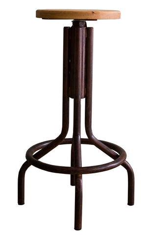 "DAB" Long Industrial Rusted Bar Stool