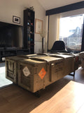 Russian Ammunition chest coffee table (Dark Green)