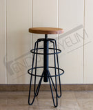 "BUM" Endüstriyel Tarz Tabure