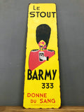 Barmy 333 Le Stout Metal Reklam Tabela