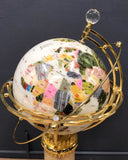 Mermer vb. Taşlardan Dünya Küre