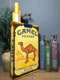 Giant Size Metal Sign / Totem in Marlboro Package Form