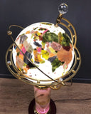 Mermer vb. Taşlardan Dünya Küre