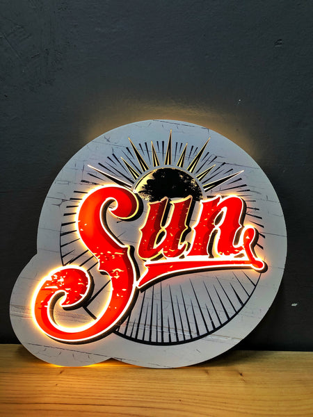 Sol Cerveza Beer “ SUN” Illuminated Sign