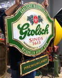 Dev Boy Çift Taraflı  “Grolsch” Metal Reklam Tabela