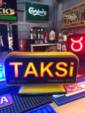 Old Taxi Illuminated Sign
