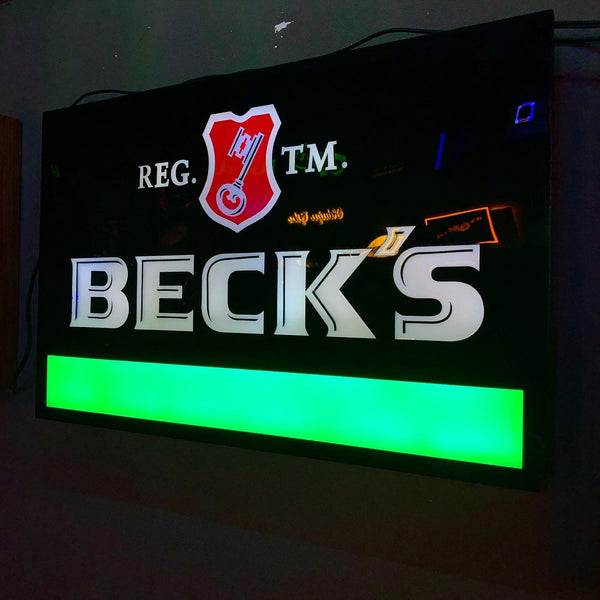 Beck's Illuminated Sign