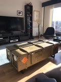 Russian Ammunition chest coffee table (Dark Green)
