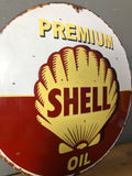 Shell Metal Sign