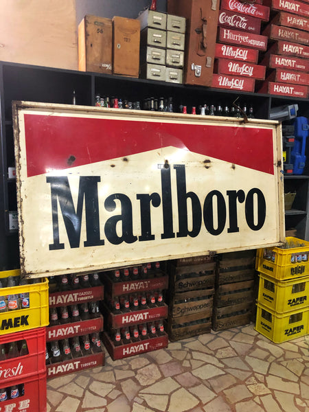 Period Marlboro Metal 2 Meter Signage
