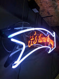 Glass Neon Lighted Sign