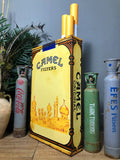 Giant Size Metal Sign / Totem in Marlboro Package Form