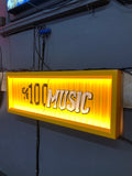 100% Illuminated Metal Sign