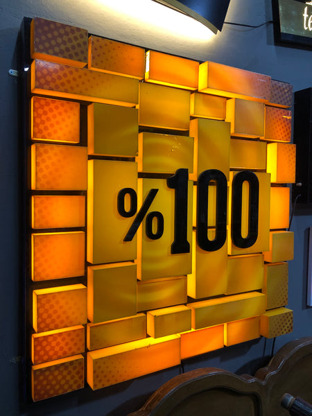 100% Illuminated Giant Sign