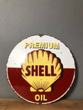 Shell Metal Sign