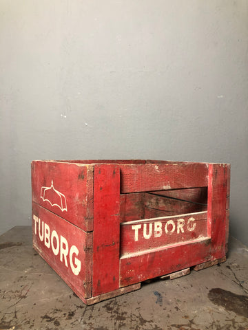70'ler Tuborg Ahşap Şişe Kasası