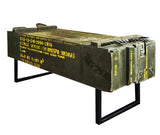 Military Rocket Ammunition Chest Center Table