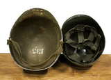 Old Military Steel Helmet 2pcs