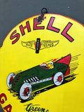 Shell Metal Advertising Sign