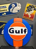 Gulf Metal Advertising Sign