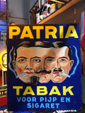 Patria Tabak Tütün Markası Metal Reklam Tabela