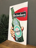 Heineken Metal Advertising Sign