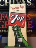 7Up Metal Advertising Sign