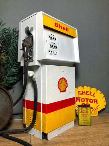 Old Shell Fuel Pump