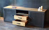"METZ" Industrial Style TV Stand / Console